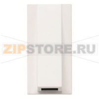 Вывод кабельный, одномодульный, альпийский белый ABB 2CLA210700N1101