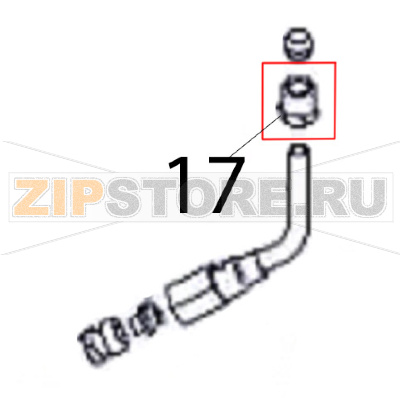 Dado serrabicono Ø: 6 Angelo Po 1G1FA0G Dado serrabicono Ø: 6 Angelo Po 1G1FA0GЗапчасть на деталировке под номером: 17