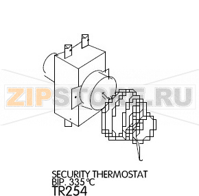 Security thermostat Bip. 335°C Unox XF 090P Security thermostat Bip. 335°C Unox XF 090PЗапчасть на деталировке под номером: 139Название запчасти на английском языке: Security thermostat Bip. 335°C Unox XF 090P