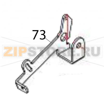 Bracket (T. roller) Sato SG112-ex Bracket (T. roller) Sato SG112-exЗапчасть на деталировке под номером: 73Название запчасти на английском языке: Bracket (T. roller) Sato SG112-ex.
