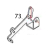 Bracket (T. roller) Sato SG112-ex