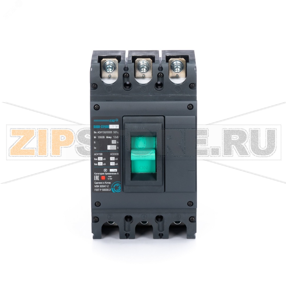 Выключатель автоматический 400 А, 50 кА, 50/60 Гц ESQ 14.02.01.000023 