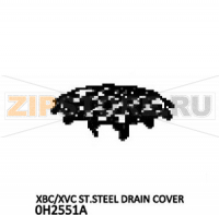 St.Steel drain cover Unox XB 693