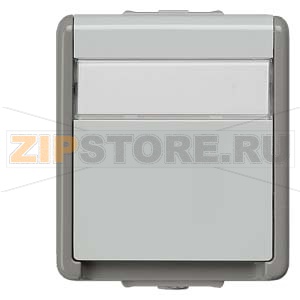 DELTA FLACHE РОЗЕТКА SCHUKO С КРЫШКОЙ 10A DC/16А AC 250В IP44 НАВЕСНОГО МОНТАЖА БРЫЗГОЗАЩИЩЕННАЯ С ПОЛЕМ ДЛЯ НАДПИСИ Siemens 5UB4713 