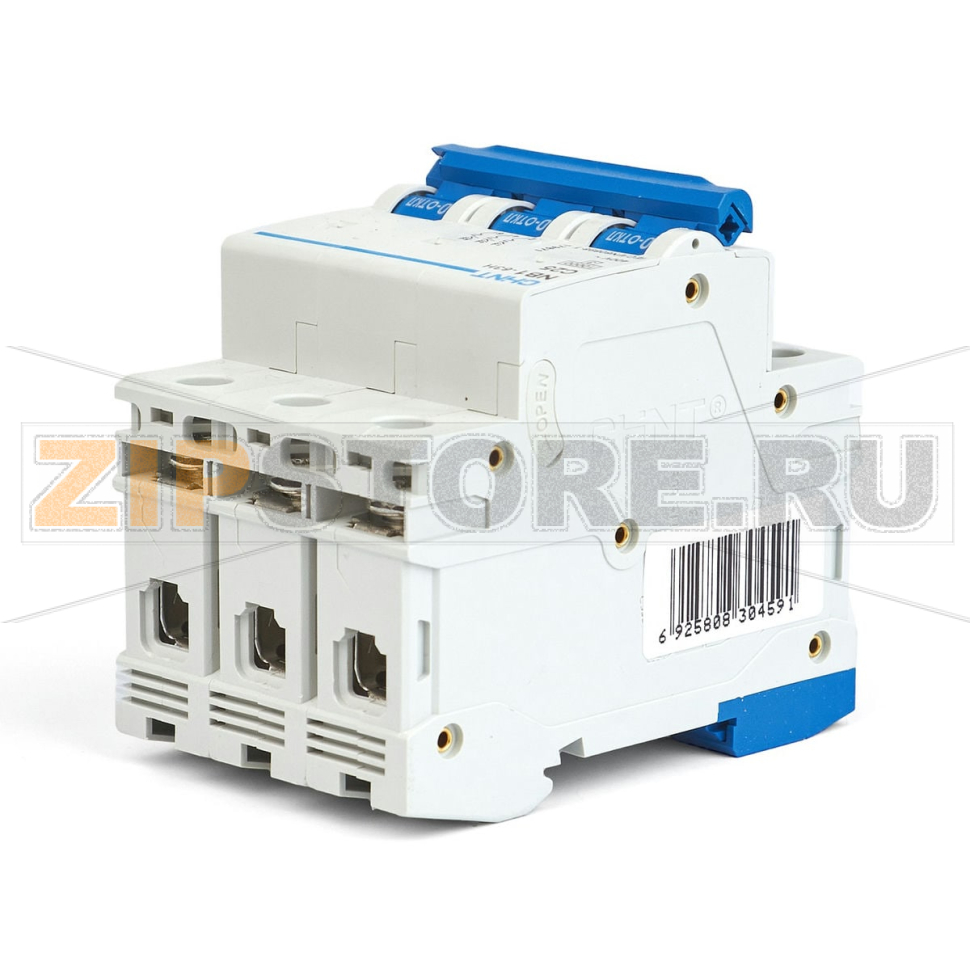 Выключатель автоматический 25 А, 10 кА, 3 полюса Chint NB1-63H 