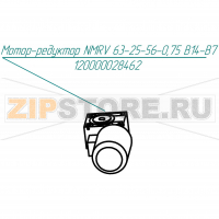 Мотор-редуктор NMRV63-25-56-0,75 B14-B7 Abat КПЭМ-60-ОМР