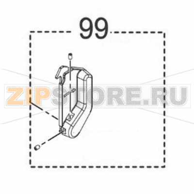 Head lock assy Sato CL6NX Plus Head lock assy Sato CL6NX PlusЗапчасть на деталировке под номером: 99Название запчасти на английском языке: Head lock assy Sato CL6NX Plus.