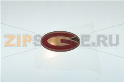 Targhetta GRIMAC rosso/nero per TERRY 