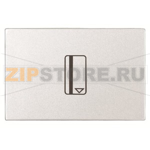 Механизм карточного выключателя с накладкой, двухмодульный, альпийский белый ABB 2CLA221410N1101 