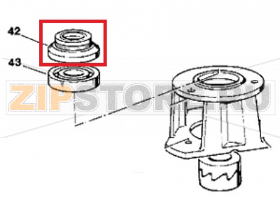 Wasserdichtungeinheit Scotsman MF 36  Wasserdichtungeinheit Scotsman MF 36Запчасть на сборочном чертеже под номером: 42Название запчасти Scotsman на немецком&nbsp;языке: Wasserdichtungeinheit&nbsp;Scotsman MF 36