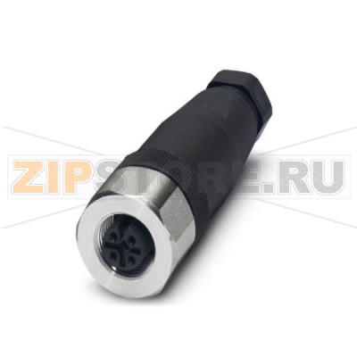Разъем (вилка) для датчика / исполнительного элемента Phoenix Contact SACC-M12FS-5CON-PG 7-VA гнездовые контакты, прямой, 5-полюсный, М12, винтовые зажимы, накатанная гайка из нержавеющей стали, резьбовой кабельный ввод Pg7.Минимальный заказ: 1 шт.Упаковка: 1 шт.