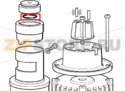O ring von s.n. 03995 Scotsman AF 200  O ring von s.n. 03995 Scotsman AF 200Запчасть на 