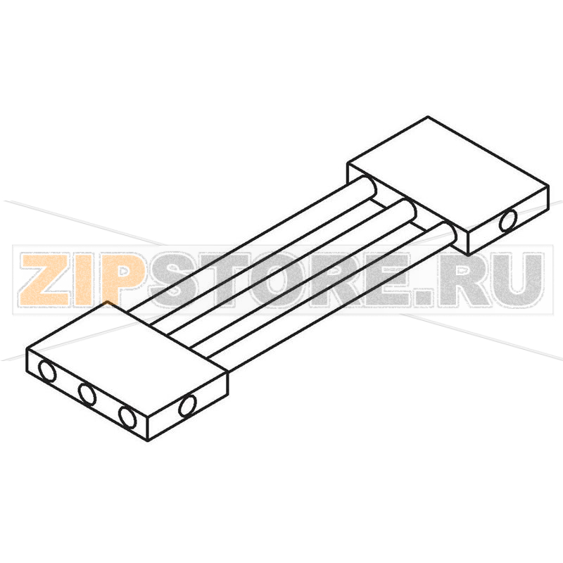 Соединитель для тепловых труб 60x10x40 мм QuickCool QG-IF-A3-1X3 
