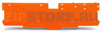 End and intermediate plate; 1.1 mm thick; orange Wago 769-304