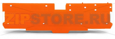 End and intermediate plate; 1.1 mm thick; orange Wago 769-304 