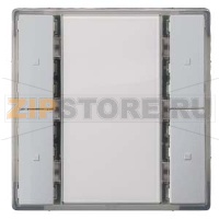 Клавиша, двойная, без светодиода состояния, алюминиевый металлик Siemens 5WG1222-2DB32