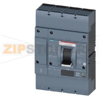 circuit breaker 3VA6 UL frame 800 breaking capacity class  C 100kA @ 480 V 4-pole, line protection ETU856,  LSI, In=800A overload protection Ir=320A ...800A short circuit protection Isd=0,6..10x In, Ii=1,5..10x In Siemens 3VA6580-7KT46-0AA0