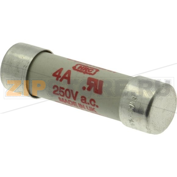 Предохранитель, 4 A, AC 250 В, DC 250 В, 200 кА, 14x51 мм, aR, UL Eaton 250V 4AMP S/COND FERRULE 