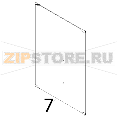Internal glass complete Piron P920RXS Internal glass complete Piron P920RXSЗапчасть на деталировке под номером: 7