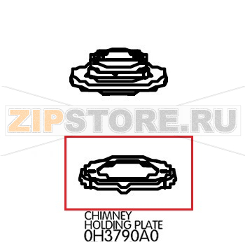 Chimney holding plate Unox XB 893 Chimney holding plate Unox XB 893Запчасть на деталировке под номером: 124Название запчасти на английском языке: Chimney holding plate Unox XB 893