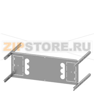 SIVACON S4 EBS SENTRON 3VA 3VA23 (400 A) 3-pole Mounting position horizontal Plug-in base, Insert Number of switches 1 Height 200 mm device holder Width 600 mm Branch heights 200, 300mm Siemens 8PQ6000-8BA24 