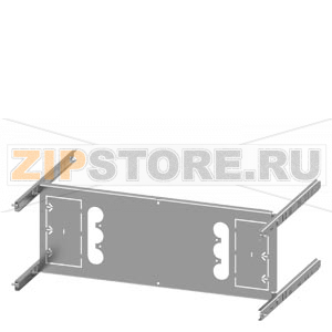 SIVACON S4 EBS SENTRON 3VA 3VA23 (400 A) 3-pole Mounting position horizontal Plug-in base, Insert Number of switches 1 Height 200 mm device holder Width 600 mm Branch heights 200, 300mm Siemens 8PQ6000-8BA24 