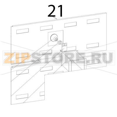 Lamiera di contenimento Zanolli Citizen PW 6+6/MC Lamiera di contenimento Zanolli Citizen PW 6+6/MCЗапчасть на деталировке под номером: 21