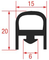 DOOR GASKET 1580x570 mm