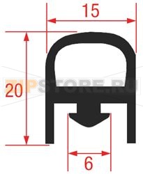DOOR GASKET 1580x570 mm 