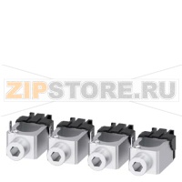 wire connector CU with control wire voltage tap-off 4 units accessory for: 3VA5 250 Siemens 3VA9234-0JK12