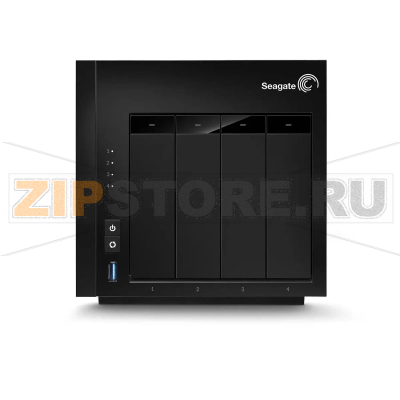 Хранилище сетевое 1200 МГц, 512 Мб, SATA, 4 отсека для HDD, 174x170x218 мм Seagate STCU200 