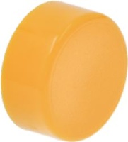 КРУГЛАЯ НАЖИМНАЯ КНОПКА ЖЕЛТАЯ ø 23 ММ