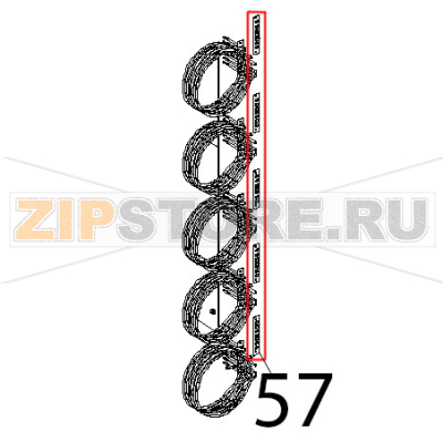 Guarnizione PTFE and CARB, 145x28x1 Unox XVC 1005P Guarnizione PTFE and CARB, 145x28x1 Unox XVC 1005PЗапчасть на деталировке под номером: 57