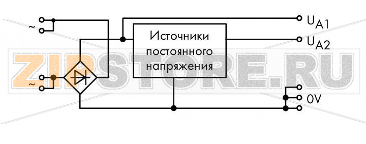 Источник постоянного напряжения; Напряжение на входе: 24 В перем.тока; Напряжение на выходе 24 В пост. тока; Ток на выходе 3 A; в монтажном держателе; 2,50 mm Wago 288-800 