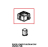 Door lower fulcrum cap Unox XBC 405E