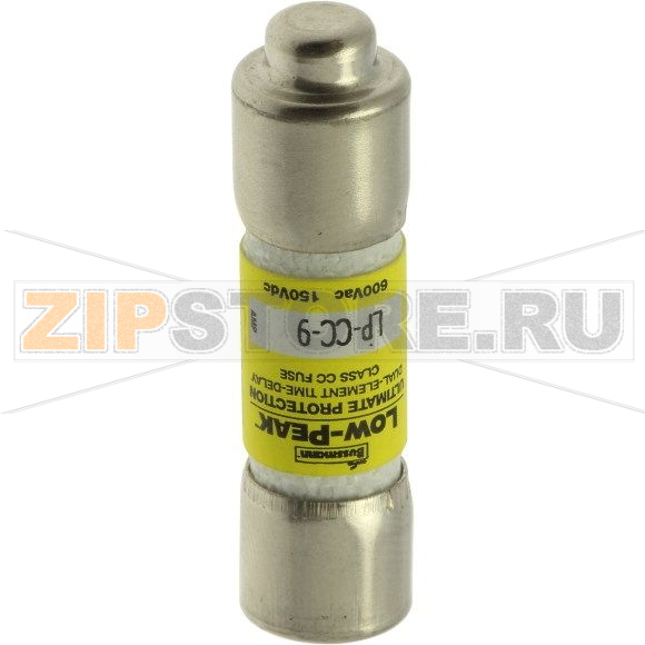 Предохранитель, 9 A, AC 600 В, 200 кА, 10x38 мм, CC, UL, с задержкой Eaton LOW PEAK CC TIME DELAY 