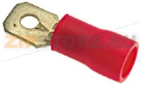 КАБЕЛЬНАЯ КЛЕММА КОЛЬЦЕВАЯ КРАСНАЯ F Ø 3,5 100 ШТ