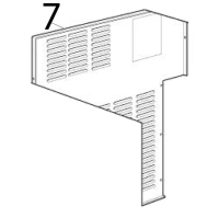 Pannello posteriore Scotsman MF 46 WS