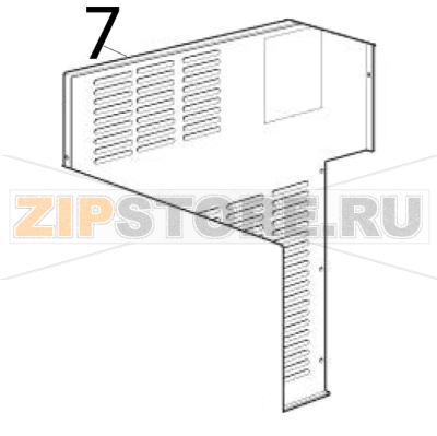 Pannello posteriore Scotsman MF 46 WS Pannello posteriore Scotsman MF 46 WSЗапчасть на деталировке под номером: 7
