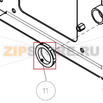 Dado per pressacavo in plastica PG21 Imesa LM 23                                                 Dado per pressacavo in plastica PG21 Imesa LM 23Запчасть на сборочном чертеже под номером: 11Название запчасти на итальянском языке: Dado per pressacavo in plastica PG21 Imesa LM 23