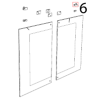 Cerniera DX inox Unox XL 413