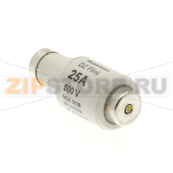 Предохранитель, 25 A, AC 500 В, 100 кА, D2, gL/gG, IEC с задержкой Eaton FUSE-D2 25A T GL/GG 500VA 