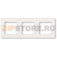 Рамка трехместная, жемчуг/ледяной ABB 2CHH015030A6068