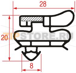 SNAP-IN GASKET 1052 - 2300 mm 