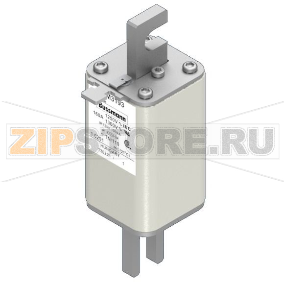 Предохранитель, 160 A, AC 1250 В, 100 кА, size 1, 45x58x138 мм, aR, DIN, IEC Eaton FUSE 160A 12 