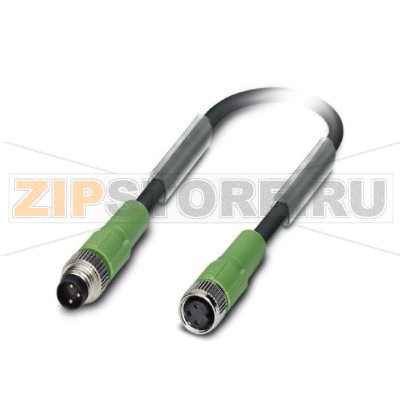 Кабель для датчика / исполнительного элемента Phoenix Contact SAC-3P-M 8 MS/2,5-PUR/M 8FS 3-полюсн., PUR, темно-серый RAL 7021, Штекеры прямое M8, А-кодирование, к Гнездо прямое M8, А-кодирование, Длина кабеля: 2,5 м.Минимальный заказ: 1 шт.Упаковка: 1 шт.