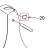 Head Lock (International) White KitchenAid KSM90