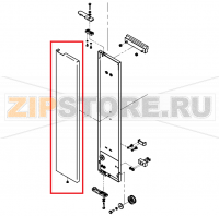 Slide panel cover for disappearing door 10.10/10.20 P3 CONVOTHERM OES 10.10 