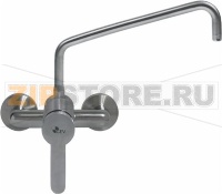 WALL-MOUNTED MIXER TAP 2-HOLE ST./STEEL