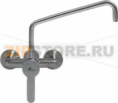 WALL-MOUNTED MIXER TAP 2-HOLE ST./STEEL 